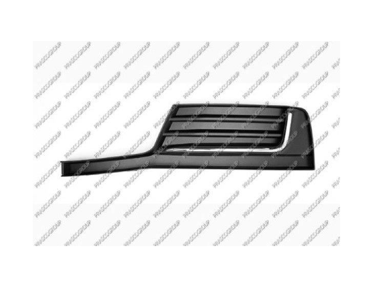 Grille gauche pare-chocs avant noire - chrome Audi A3