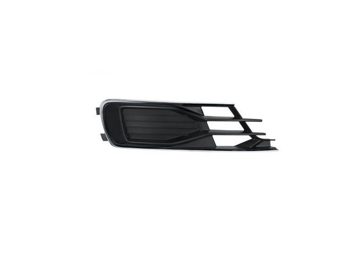 Grille droite pare-chocs avant noire + chrome Audi A6
