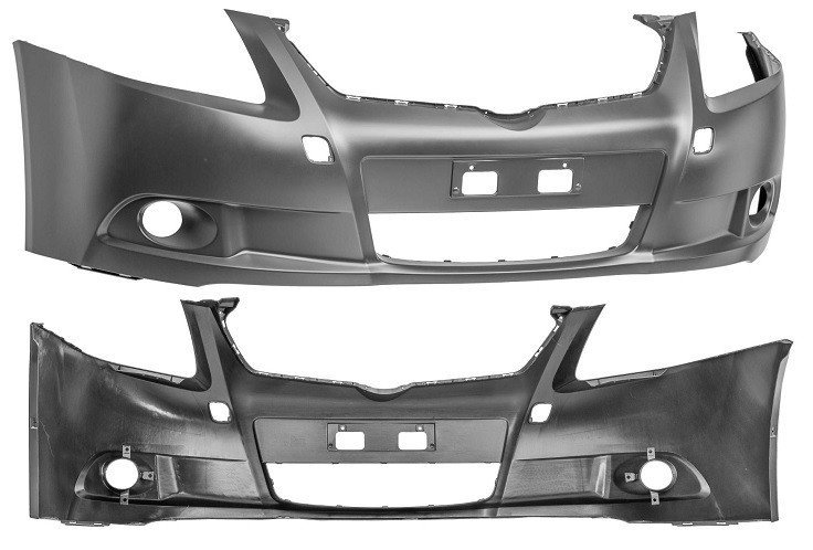 Pare-chocs avant noir Toyota Avensis