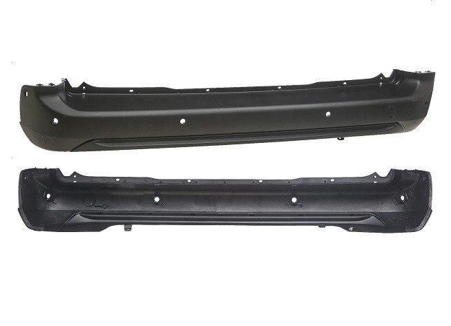 Pare-chocs arrière central noir 6 capteurs Toyota Proace