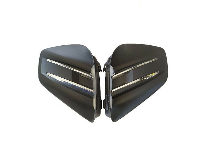 Jeu grilles inférieures pare-chocs avant [Noire-Chrome] Renault Clio