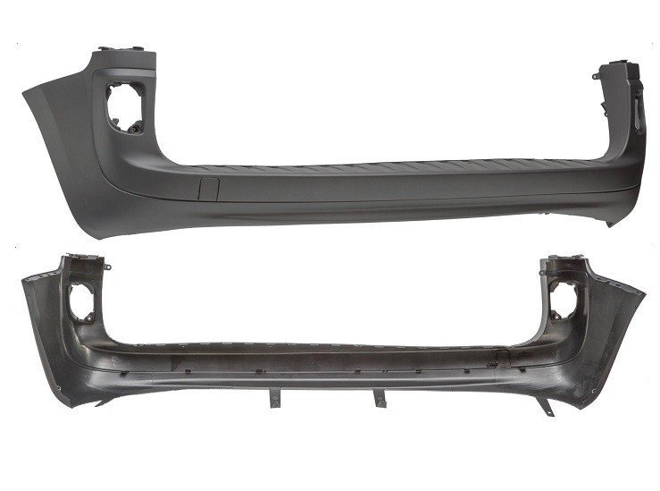 Pare-chocs arrière noir + moulures Renault Kangoo