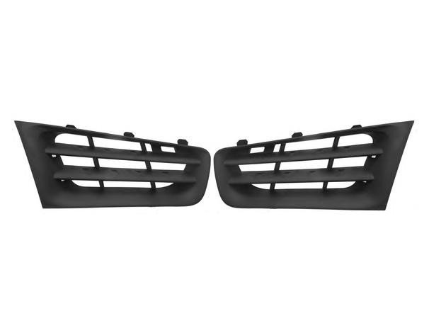 Jeu de grilles supérieures noires pare-chocs avant Renault Megane