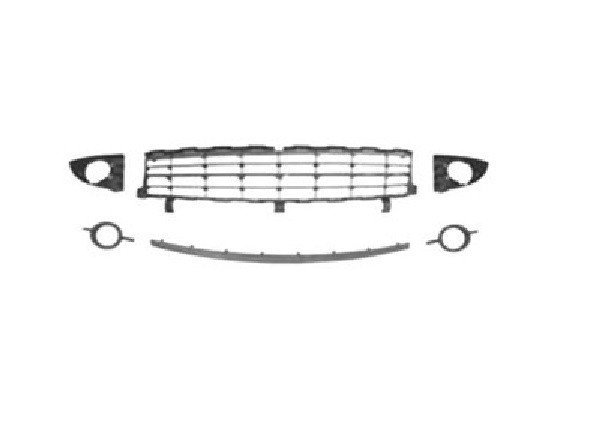 Kit grilles pare-chocs avant [Noir] Renault Grand Scenic, Scenic