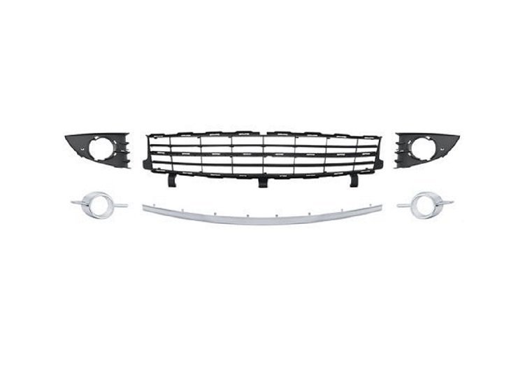 Kit grille pare-chocs avant [Argent] Renault Grand Scenic, Scenic