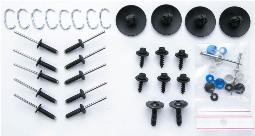 Kit de fixations réparation pare-chocs avant Renault Megane