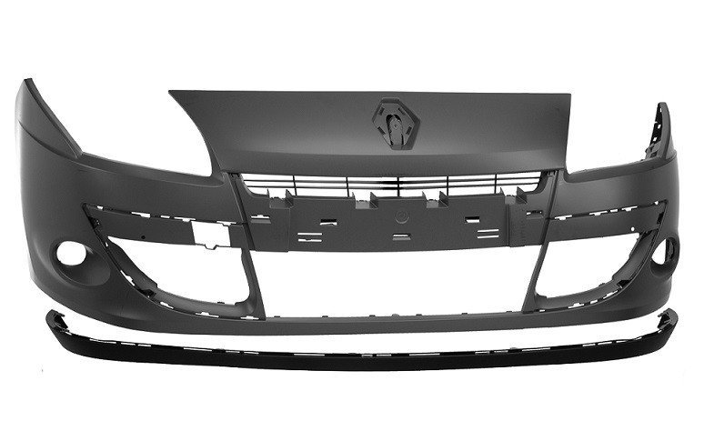 Pare-chocs avant à peindre + spoiler Renault Scenic