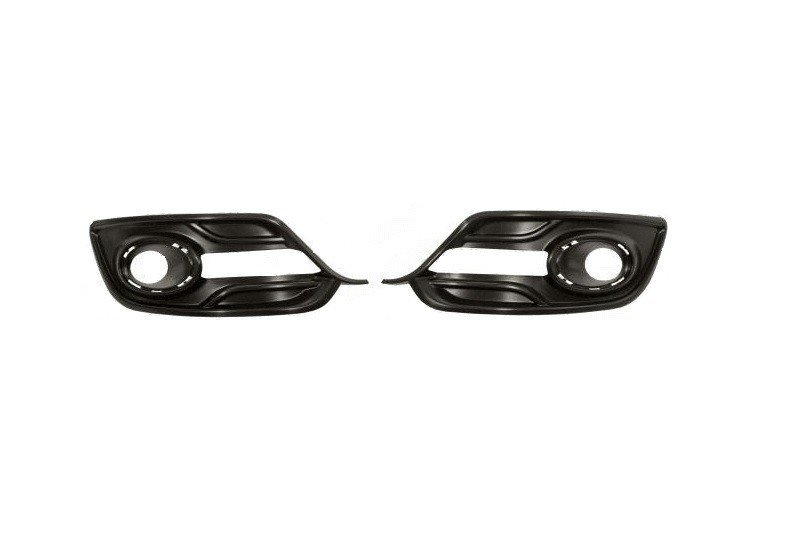 Jeu grilles pare-chocs avant pour anti-brouillards et feux diurne Renault Megane