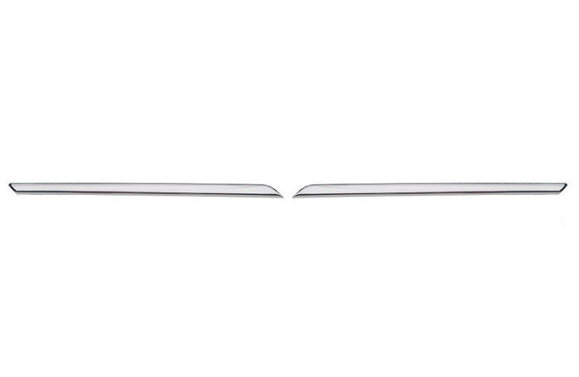 Jeux de moulures enjoliveurs grille de calandre chromé Renault Megane