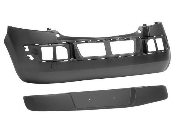 Pare-chocs arrière à peindre + bandeau 3/5ptes Renault Megane