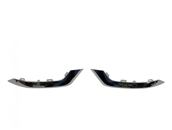 Kit moulures chromés pare-chocs arrière Renault Captur