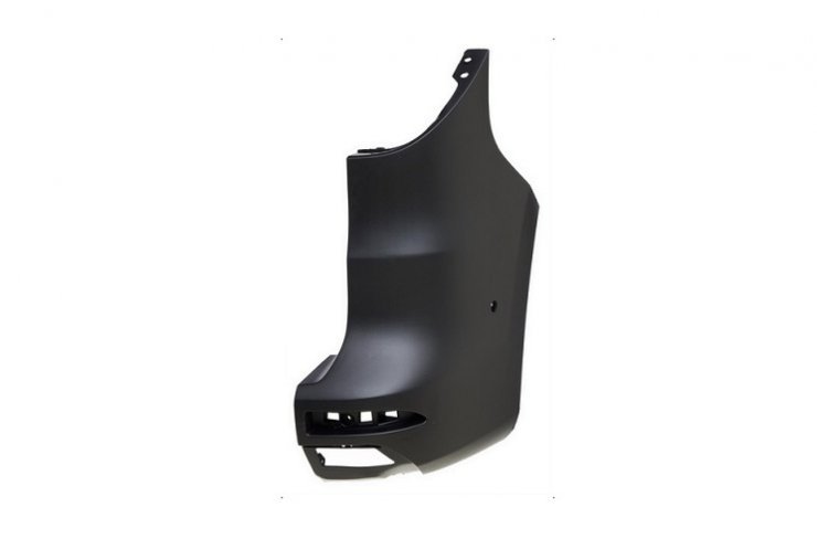 Crosse pare-chocs arrière droite noire 1pte capteur Renault Kangoo