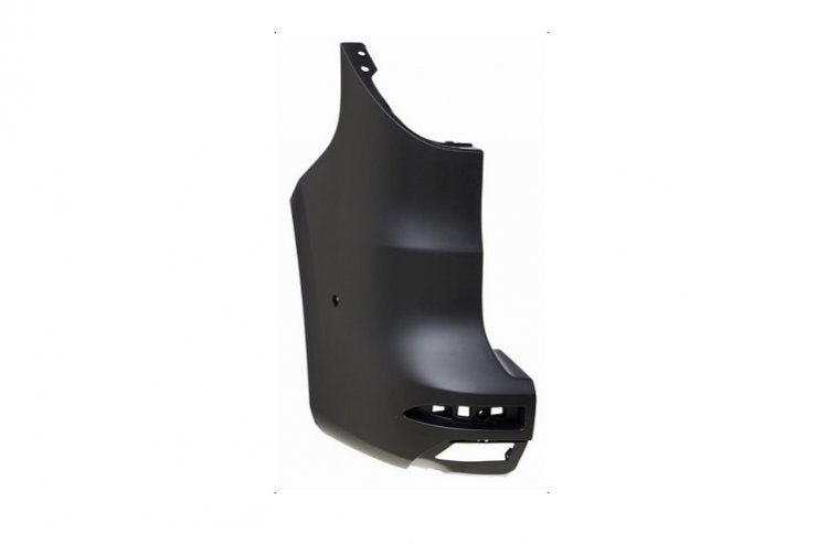 Crosse pare-chocs arrière gauche noire 2ptes capteur Renault Kangoo