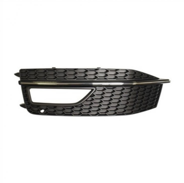 Grille de pare-chocs gauche, noire, trous de antibrouillard (Mod. S4) Audi A4