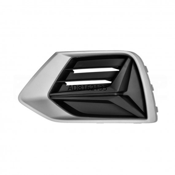Grille droite pare-chocs avant, noir granulé Audi Q3