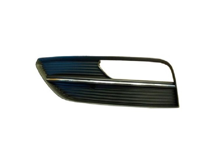 Grille gauche pare-chocs avant noire/chrome + AB Audi A3