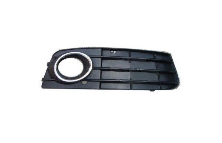 Grille inférieure parechocs avant droite + chrome Audi A4