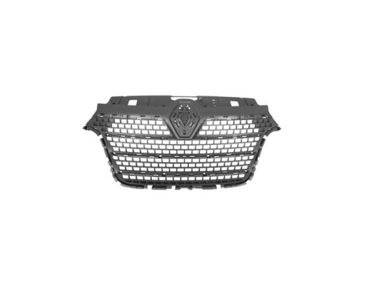 Grille noire 3 moulures chromées, 4 moulures noires Renault Master