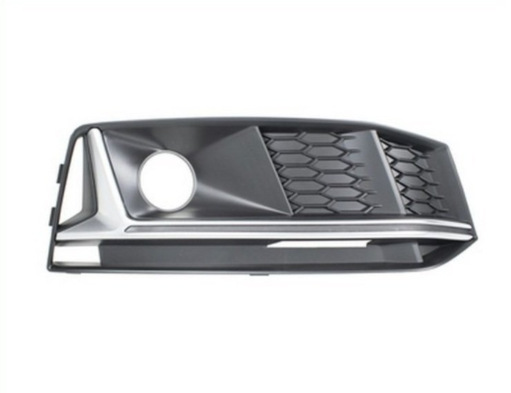 Grille pare-chocs avant droite, feux antibrouillard, moulure argentée (S-Line) Audi A4