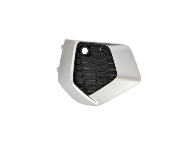 Grille pare-chocs droite, noire, cadre argenté Audi A3