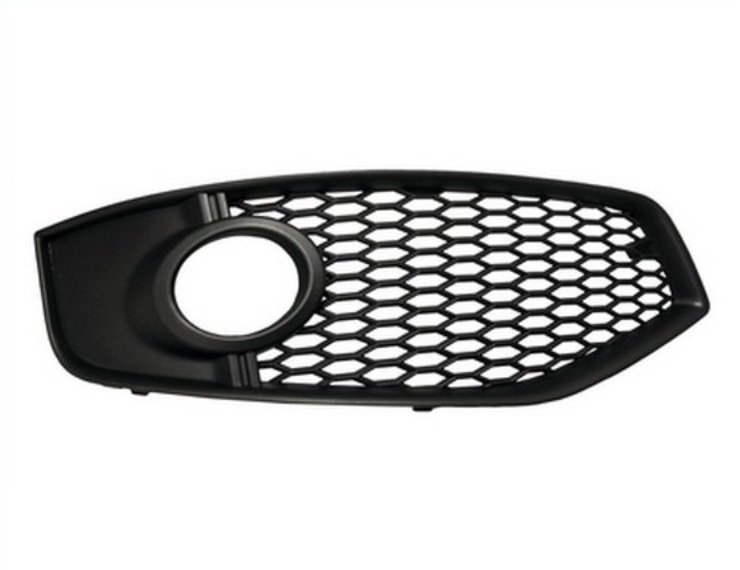 Grille pare-chocs droite, noire, trous antibrouillard (Mod. S3) Audi A3