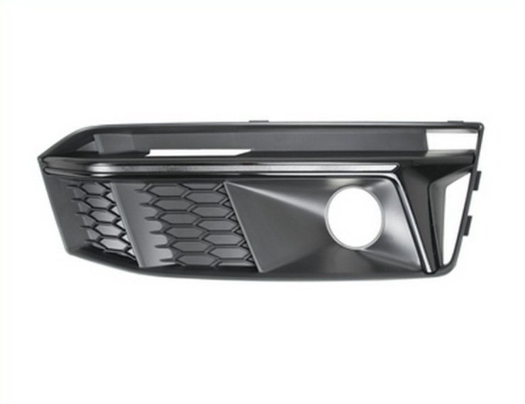Grille pare-chocs droite, noire, feux antibrouillard (S-Line) Audi A4