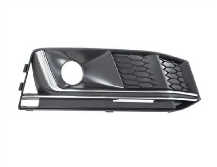 Grille pare-chocs droite noire, feux antibrouillard, moulure chromée (S-Line) Audi A4