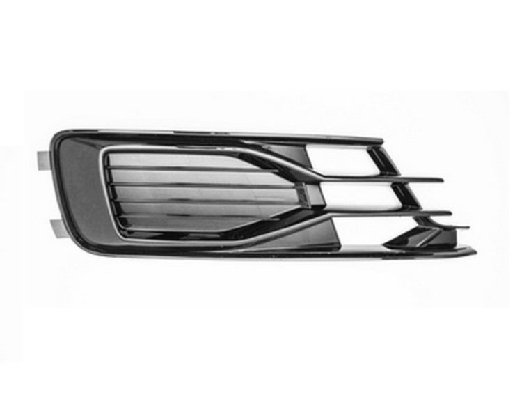 Grille pare-chocs droite, noir brillant Audi A6