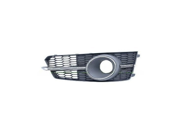 Grille pare-chocs droite, noire, feux antibrouillard (S-Line) Audi A6