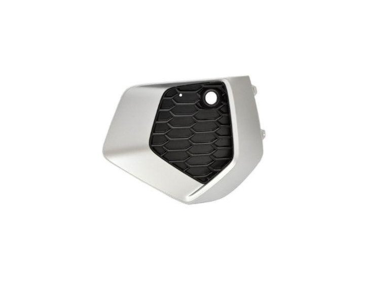 Grille pare-chocs gauche, noire, cadre argenté Audi A3