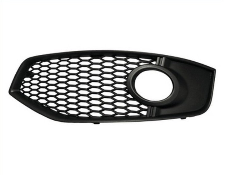 Grille pare-chocs gauche, noire, trous antibrouillard (Mod. S3) Audi A3