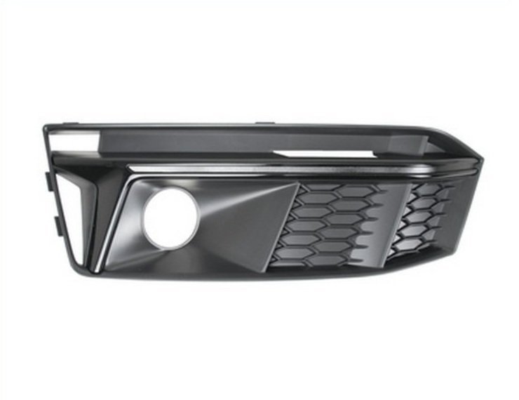 Grille pare-chocs gauche, noire, feux antibrouillard (S-Line) Audi A4