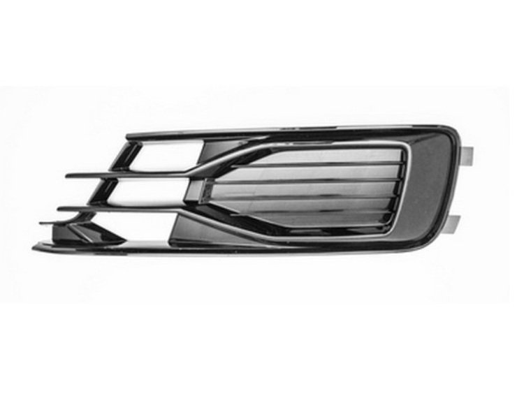 Grille pare-chocs gauche, noir brillant Audi A6