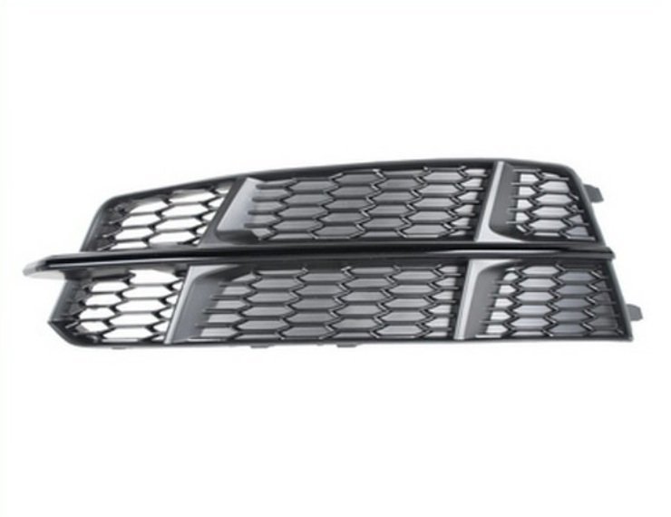 Grille pare-chocs gauche, noire (S-Line) Audi A6