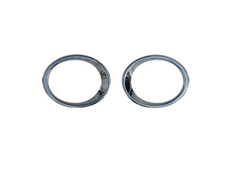 Jeu enjoliveurs projecteurs antibrouillard chrome Renault Kadjar
