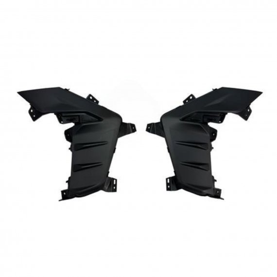 Kit de moulure pour feux antibrouillard pare-chocs avant, noir Renault Clio