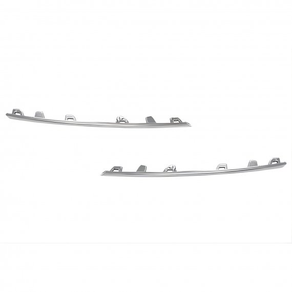 Kit enjoliveurs grille avant, chromés Renault Clio