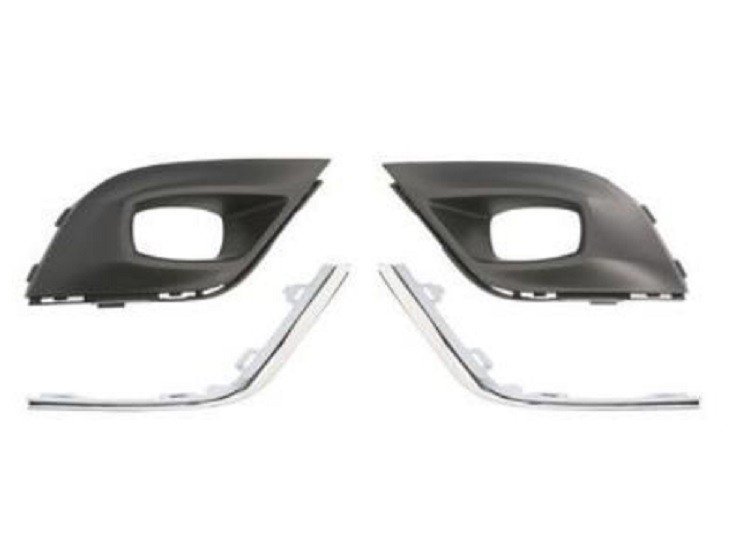 Kit grille inférieure pare-chocs avant gauche et droit AN [Chrome] Renault Clio