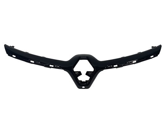 Moulure grille supérieure noir, avec trou pour caméra Renault Captur