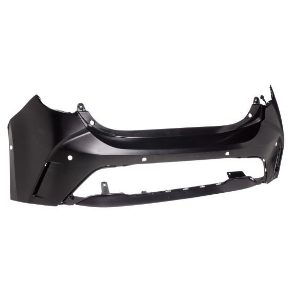 Pare-chocs arrière noir, 6 trous capteurs (5 portes) Toyota Corolla