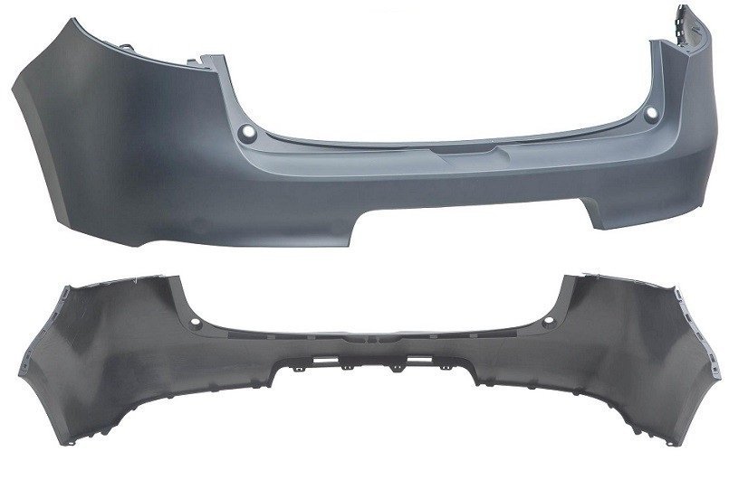 Pare-chocs arrière supérieur, apprêté (5 portes) Renault Megane