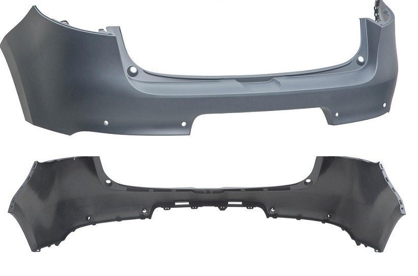 Pare-chocs arrière supérieur + 4 capteurs, apprêtés (5 portes) Renault Megane