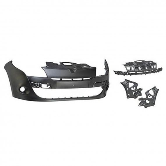 Pare-chocs avant apprêté, avec supports (5 portes) Renault Megane