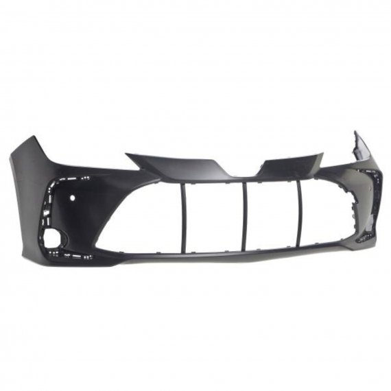 Pare-chocs avant noir et 2 trous pour capteurs (4 portes) (Sedan) Toyota Corolla