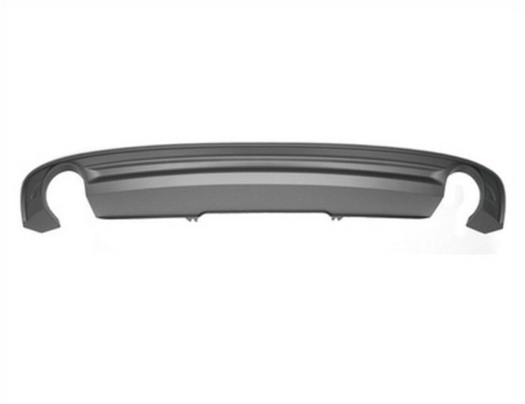 Spoiler pare-chocs arrière, argent, avec échappement droite/à gauche (S-Line) Audi A4